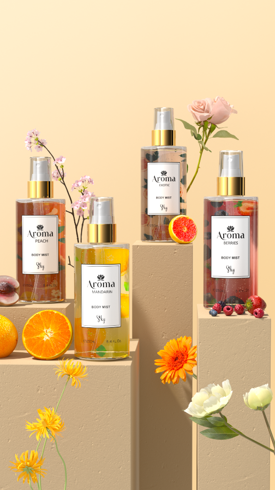 Aroma Peach Body Mist