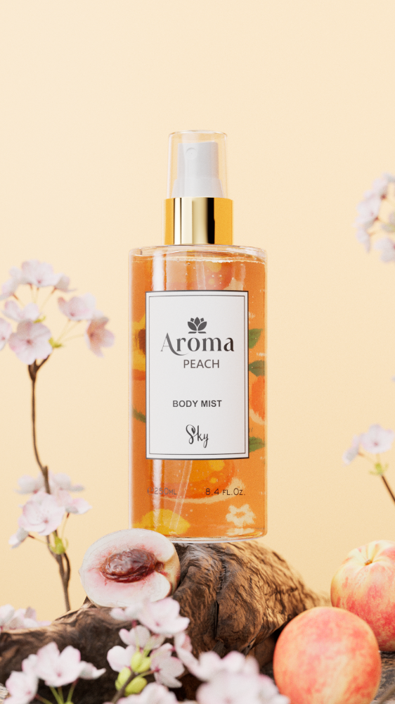 Aroma Peach Body Mist