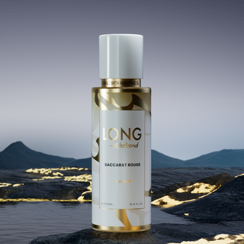 Long Weekend Baccarat Rogue Body Mist